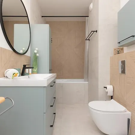 Praga Apartment With Parking By Noclegi Renters Warschau Exterior foto